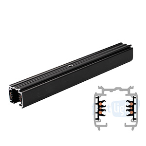 SLV S-Track rail triphasé Dali apparent noir